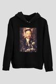 David Guetta Siyah Unisex Kapüşonlu Sweatshirt