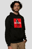 David Guetta Siyah Unisex Kapüşonlu Sweatshirt