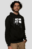 David Guetta Siyah Unisex Kapüşonlu Sweatshirt