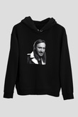David Guetta Siyah Unisex Kapüşonlu Sweatshirt