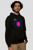 David Guetta Siyah Unisex Kapüşonlu Sweatshirt