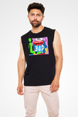 David Guetta Siyah Unisex Kolsuz Tişört