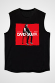 David Guetta Siyah Unisex Kolsuz Tişört
