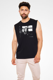 David Guetta Siyah Unisex Kolsuz Tişört