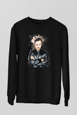 David Guetta Siyah Unisex Sweatshirt