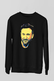 David Guetta Siyah Unisex Sweatshirt