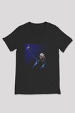 David Guetta Siyah Unisex V Yaka Tişört