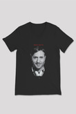 David Guetta Siyah Unisex V Yaka Tişört