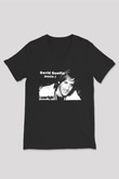 David Guetta Siyah Unisex V Yaka Tişört