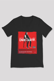 David Guetta Siyah Unisex V Yaka Tişört