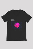 David Guetta Siyah Unisex V Yaka Tişört