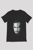 David Guetta Siyah Unisex V Yaka Tişört