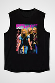 David Lee Roth Band Siyah Unisex Kolsuz Tişört