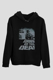 Dawn of the Dead Siyah Unisex Hoodie