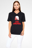 Dawn of the Dead Siyah Unisex  V Yaka Tişört