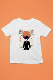 Dazai Baskılı Beyaz Unisex Beyaz Çocuk Tişört - Tshirt