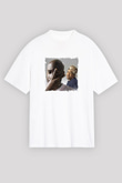 De La Soul Baskılı Unisex Beyaz Tişört