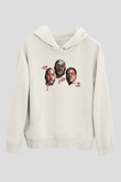 De La Soul Beyaz Unisex Kapşonlu Sweatshirt