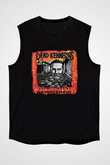Dead Kennedys Baskılı Unisex Siyah Kolsuz Tişört
