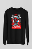 Dead Rock Poster Baskılı Unisex Siyah Sweatshirt