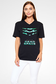 Dead Space Siyah Unisex V Yaka Tişört