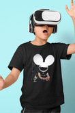 Deadmau5 Baskılı Siyah Unisex Çocuk Tişört