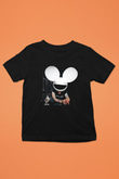 Deadmau5 Baskılı Siyah Unisex Çocuk Tişört