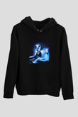 Deadmau5 Baskılı Unisex Siyah Hoodie