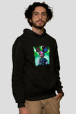 Deadmau5 Baskılı Unisex Siyah Hoodie