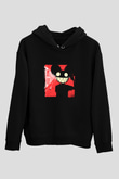 Deadmau5 Baskılı Unisex Siyah Hoodie