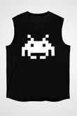 Deadmau5 Baskılı Unisex Siyah Kolsuz Tişört