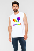 Deadmau5 Beyaz Unisex Kolsuz Tişört