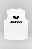 Deadmau5 Beyaz Unisex Kolsuz Tişört