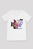 Deadmau5 Beyaz Unisex V Yaka Tişört T-Shirt