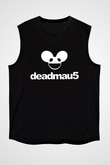 Deadmau5 Siyah Unisex Kolsuz Tişört