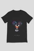 Deadmau5 Siyah Unisex V Yaka Tişört