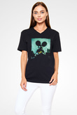 Deadmau5 Siyah Unisex V Yaka Tişört