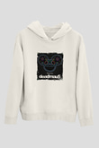 Deadmau5Baskılı Beyaz Hoodie