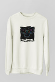 Deadmau5Baskılı Beyaz Sweatshirt
