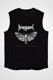 Death Angel Baskılı Unisex Siyah Kolsuz Tişört
