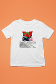 Death Grips Baskılı Beyaz Unisex Beyaz Çocuk Tişört - Tshirt
