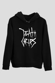 Death Grips Baskılı Unisex Siyah Hoodie