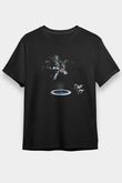 Death Grips Baskılı Unisex Siyah Tişört - Tshirt