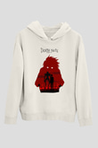 Death Note Beyaz Unisex Kapşonlu Sweatshirt