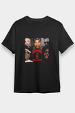 Death Row Records Baskılı Unisex Siyah Tişört
