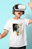 Death Stranding Baskılı Beyaz Unisex Beyaz Çocuk Tişört - Tshirt