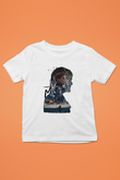 Death Stranding Baskılı Beyaz Unisex Beyaz Çocuk Tişört - Tshirt