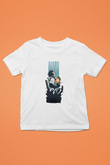 Death Stranding Baskılı Beyaz Unisex Beyaz Çocuk Tişört - Tshirt