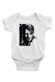 Death Stranding Baskılı Beyaz Unisex Bebek Body - Zıbın