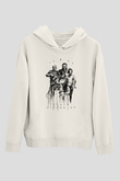 Death Stranding Baskılı Beyaz Unisex Kapüşonlu Sweatshirt